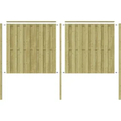 Schutting startpakket Royal grenen hout 3,8 m lang
