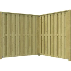 Schutting startpakket Royal grenen hout 3,8 m lang