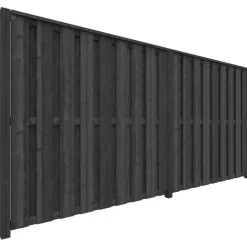 Schutting startpakket Royal grenen hout antraciet 3,8 m lang