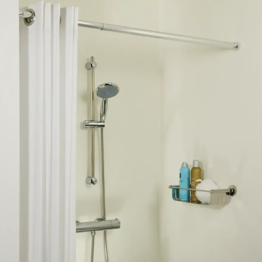 Seallux douchestang 80 - 130cm chroom
