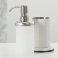 Sealskin Acero zeepdispenser inox wit