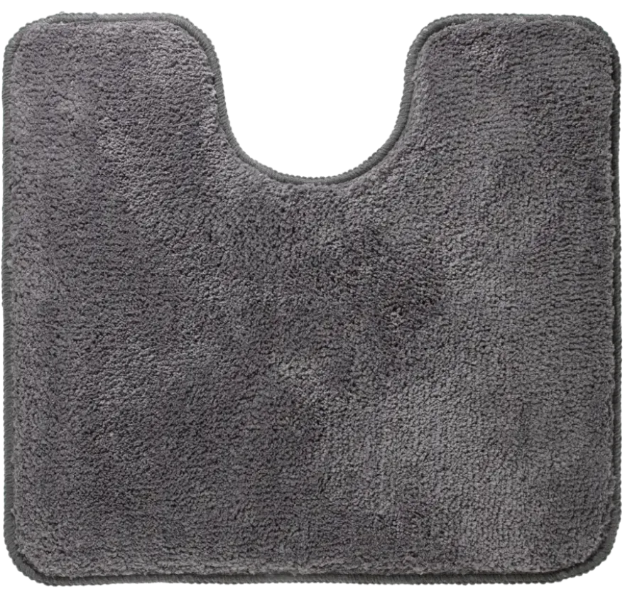 Sealskin Angora wc mat grijs 55 x 60 cm
