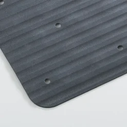 Sealskin antislip badmat Ribb 40x70 cm antraciet (inclusief zwarte haak)