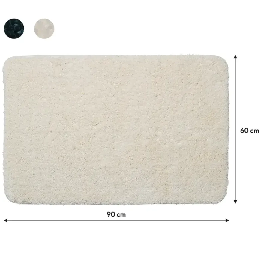 Sealskin badmat angora 60x90cm off-white