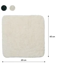 Sealskin badmat angora 60x60cm off-white