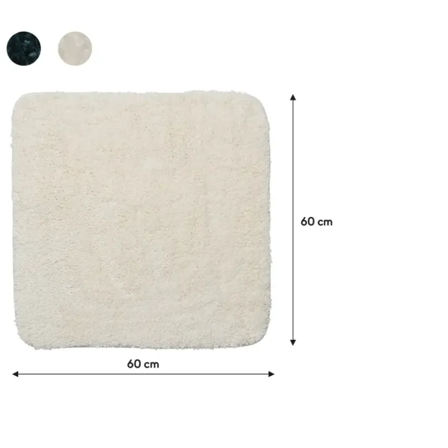 Sealskin badmat angora 60x60cm off-white