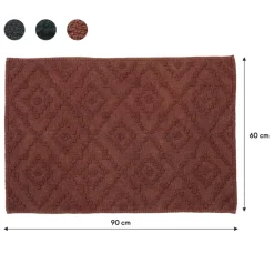Sealskin badmat aztec 60x90cm donkerroze