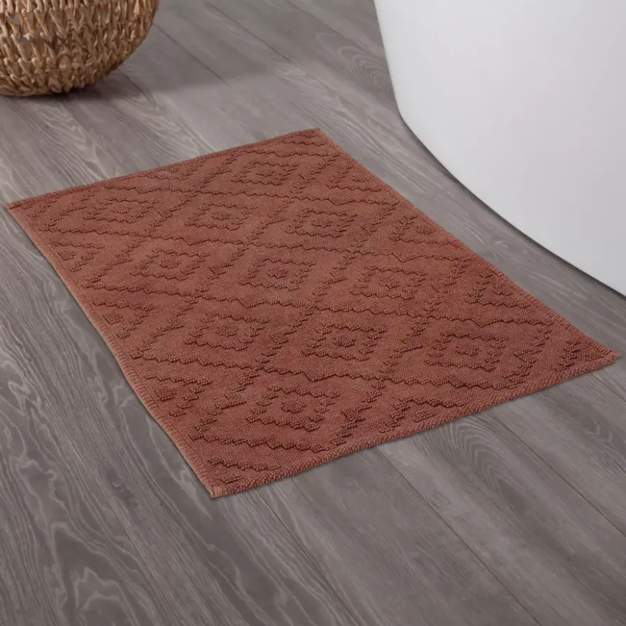 Sealskin badmat aztec 60x90cm donkerroze