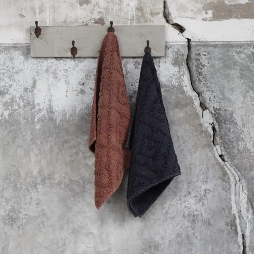 Sealskin badmat aztec 60x60cm donkergrijs