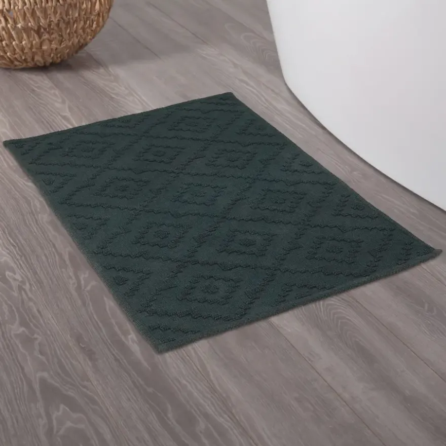 Sealskin badmat aztec 60x90cm donkergroen