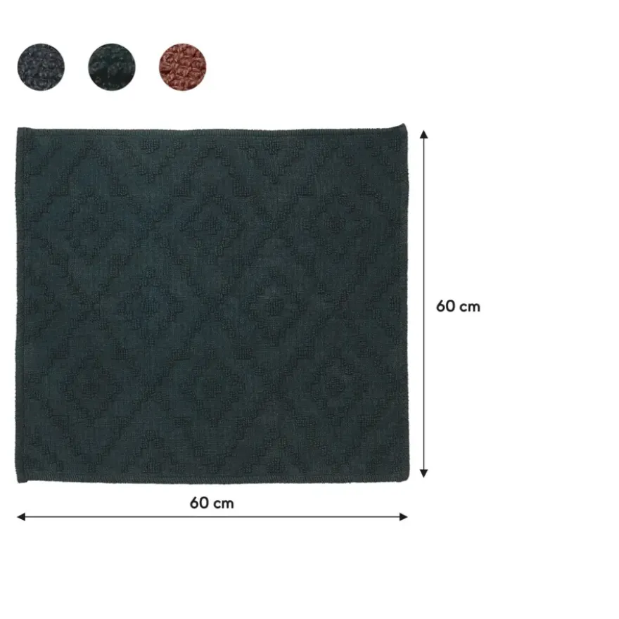 Sealskin badmat aztec 60x60cm donkergroen