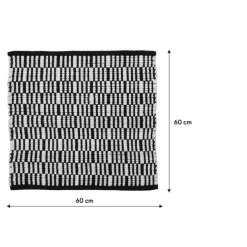 Sealskin badmat bandra 60x60cm zwart