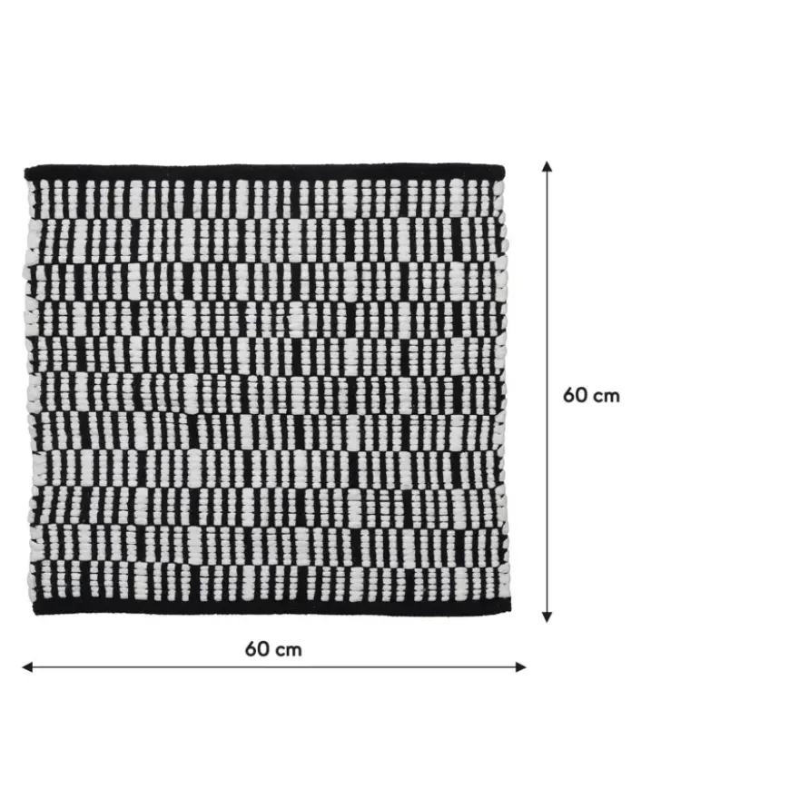Sealskin badmat bandra 60x60cm zwart