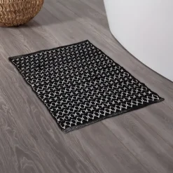 Sealskin badmat boho 60x90cm zwart