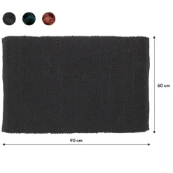 Sealskin badmat delhi 60x90cm donkergrijs