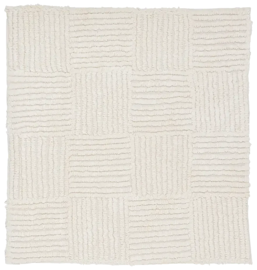 Sealskin badmat reverse 60x60cm ivoor