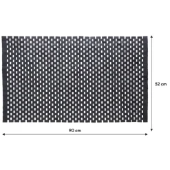Sealskin badmat woodblock 52x90cm zwart