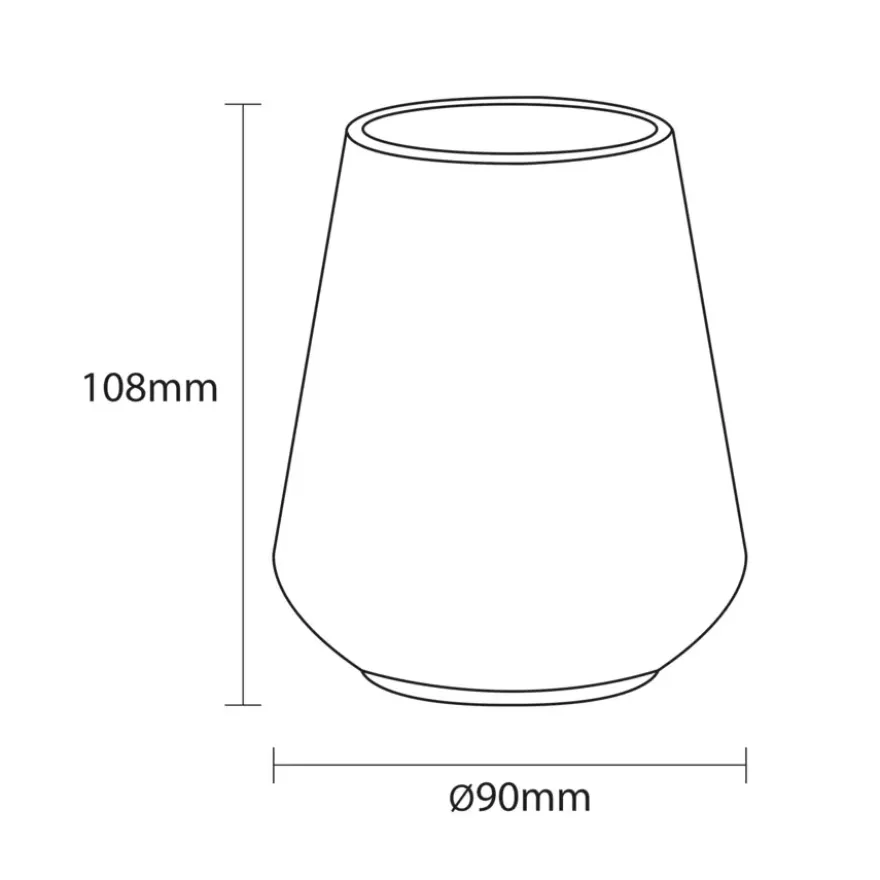 Sealskin Beker Conical Porselein Groen