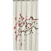 Sealskin Blossom douchegordijn rood 180 x 200 cm