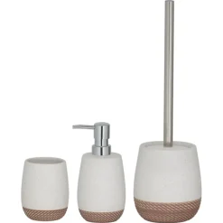 Sealskin Braid Toiletborstelgarnituur Zand