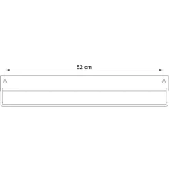 Sealskin Brix wandrek metaal wit