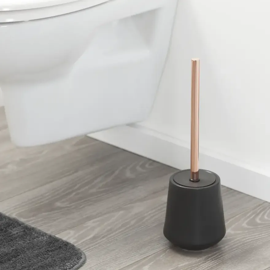 Sealskin Conical toiletborstelhouder porselein zwart