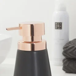 Sealskin Conical zeepdispenser porselein zwart