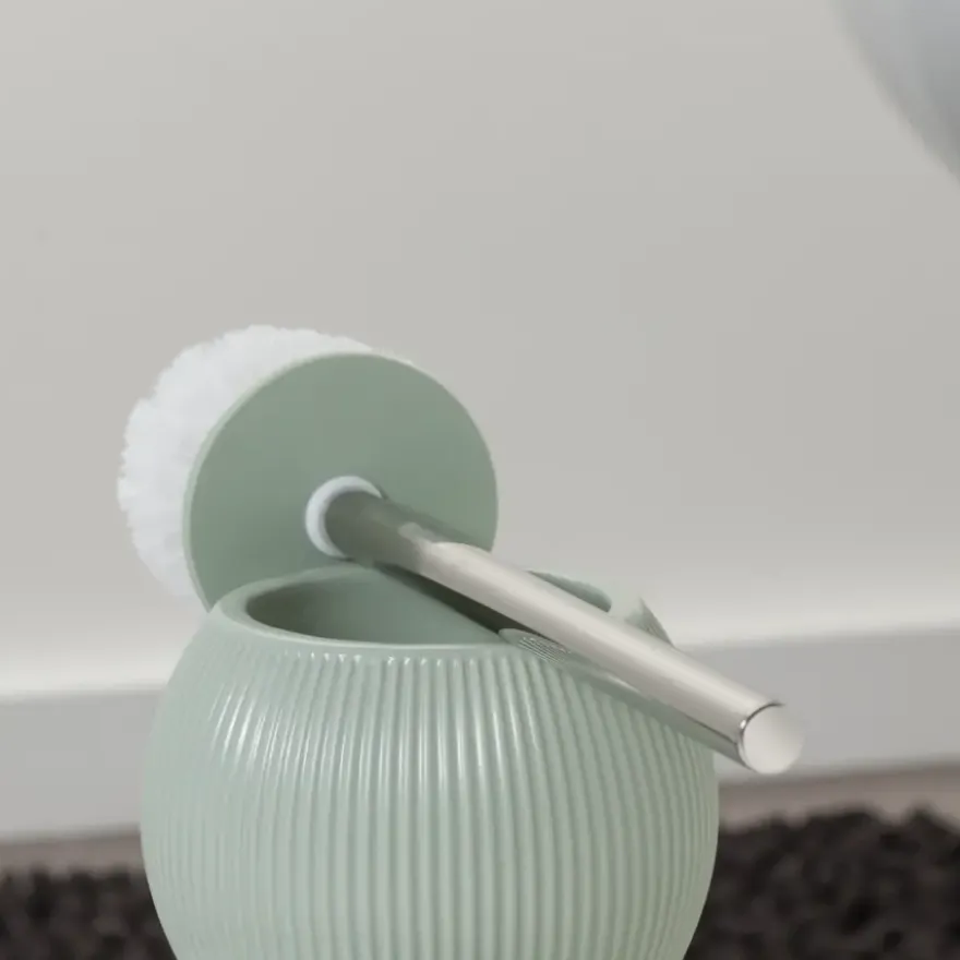 Sealskin Convex toiletborstelhouder keramiek licht aqua