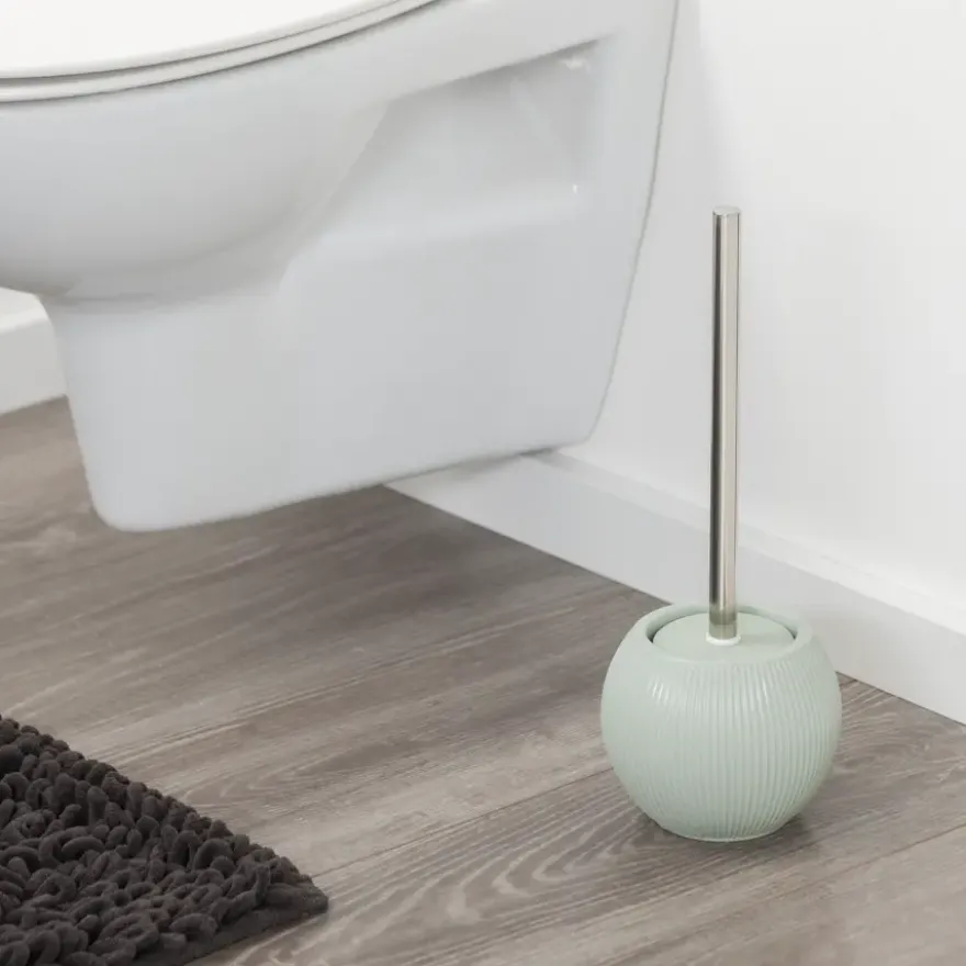 Sealskin Convex toiletborstelhouder keramiek licht aqua
