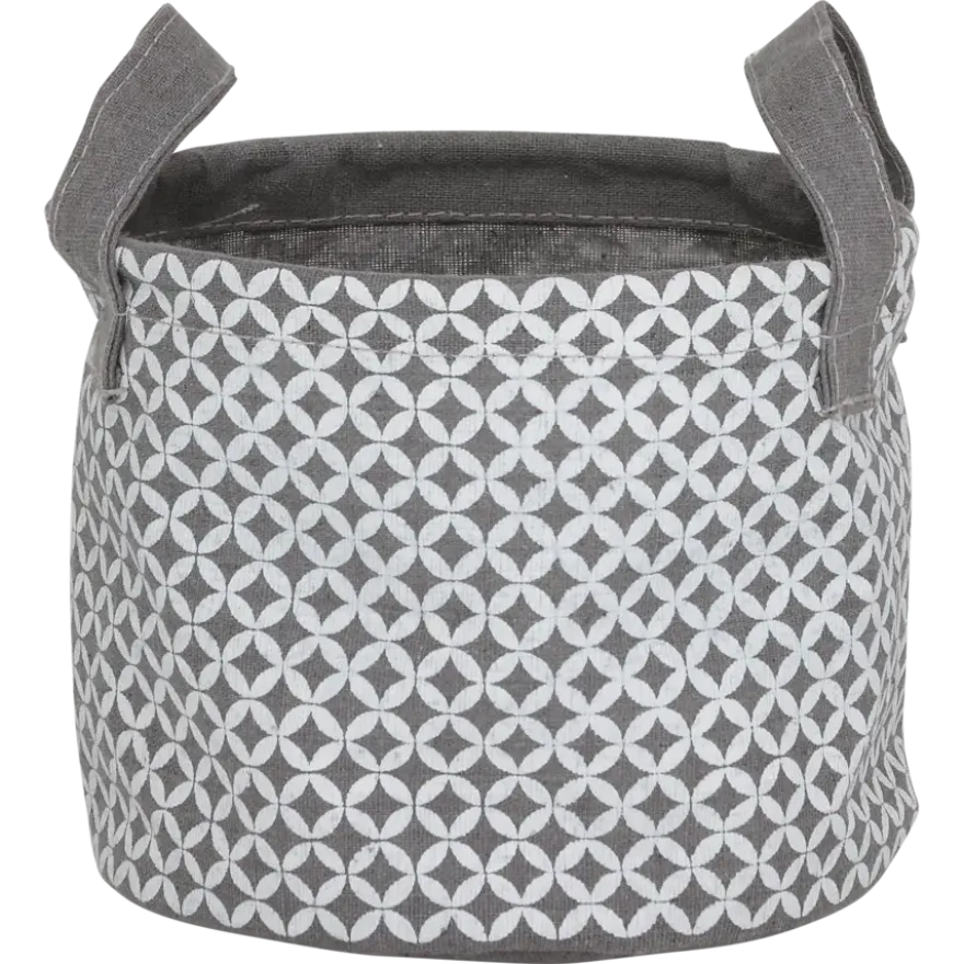 Sealskin Diamonds mandje textiel grijs