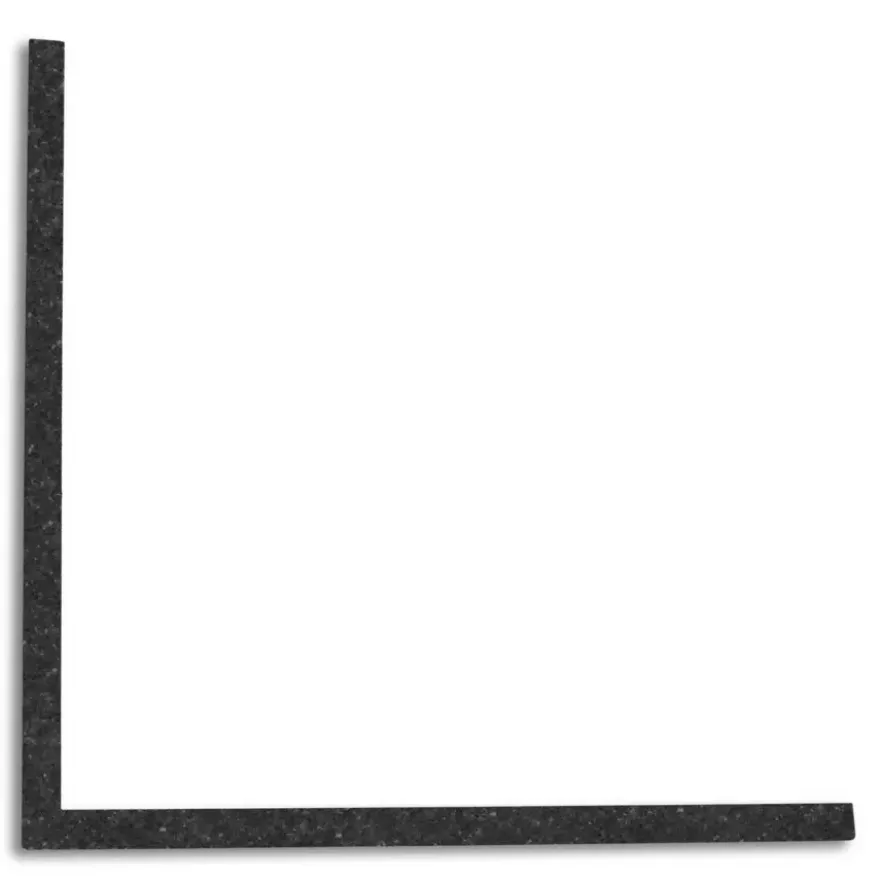 Sealskin Dorpel Hoek 100x100 cm Zwart