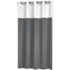 Sealskin Double douchegordijn grijs 180 x 200 cm