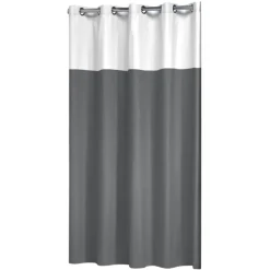 Sealskin Double douchegordijn grijs 180 x 200 cm