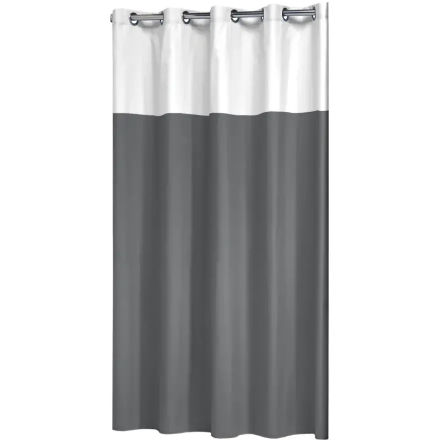 Sealskin Double douchegordijn grijs 180 x 200 cm