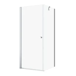 Sealskin douchecabine draaideur met zijwand Hooked zwart 90 x 90 x 200 cm