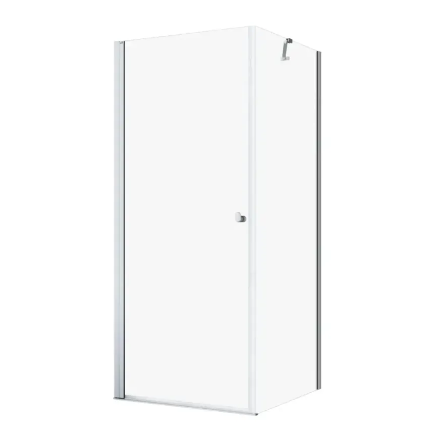 Sealskin douchecabine draaideur met zijwand Hooked zwart 90 x 90 x 200 cm
