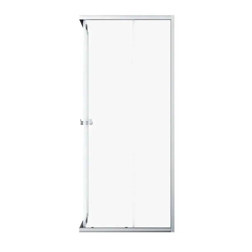 Sealskin douchecabine hoekinstap met schuifdeuren Hooked chroom 90 x 90 x 200 cm