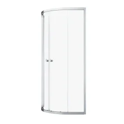 Sealskin douchecabine kwartrond met schuifdeuren Hooked chroom 90 x 90 x 200 cm