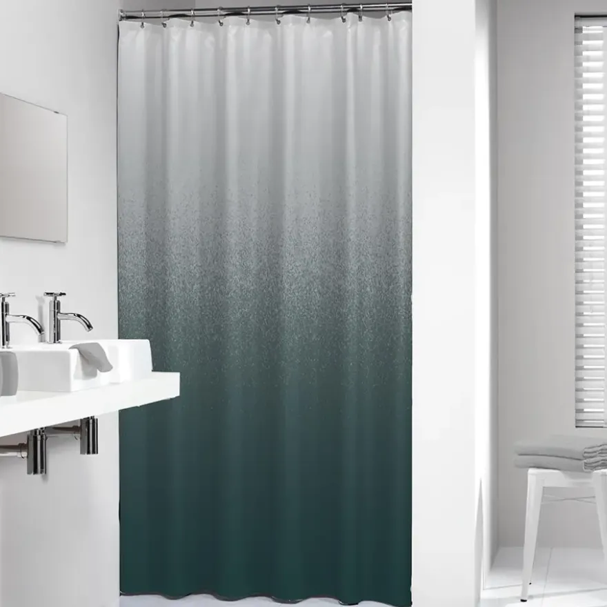 Sealskin douchegordijn blend 180x200cm groen /wit
