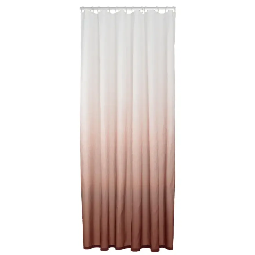 Sealskin douchegordijn blend 180x200cm donker roze/wit