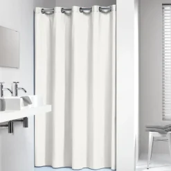 Sealskin douchegordijn Coloris textiel white 180x200 cm