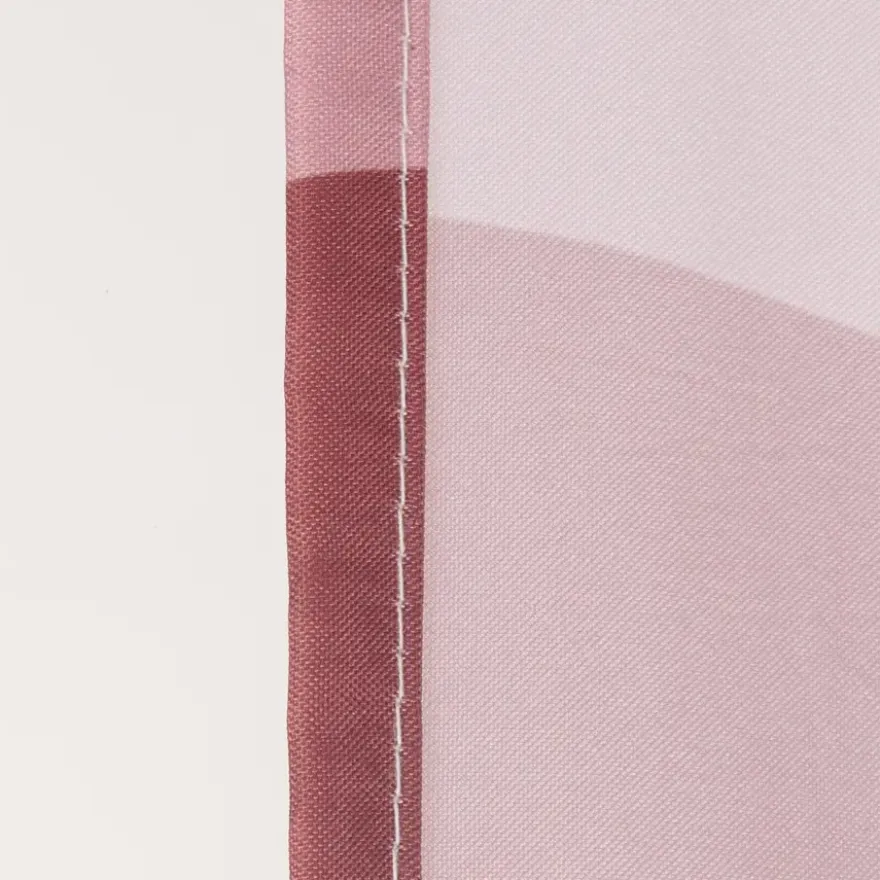 Sealskin douchegordijn earth 180x200cm donker roze/wit