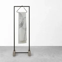 Sealskin douchegordijn flow 180x200cm zwart/wit