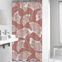Sealskin douchegordijn mare 180x200cm donker roze/wit