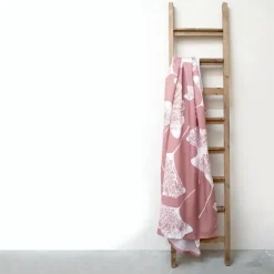Sealskin douchegordijn mare 180x200cm donker roze/wit