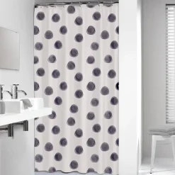Sealskin douchegordijn mood 180x200cm blauw/wit
