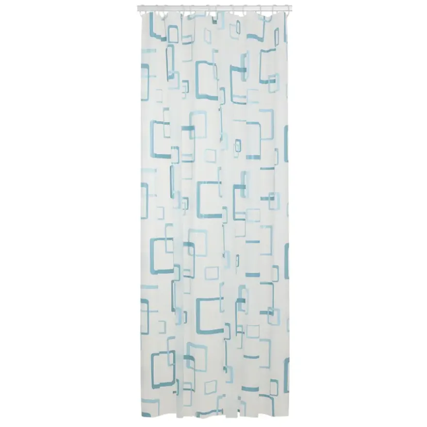 Sealskin Douchegordijn Retro Blue 180x200 cm