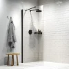 Sealskin Inloopdouche type A3 Hooked 75x200 cm Matzwart