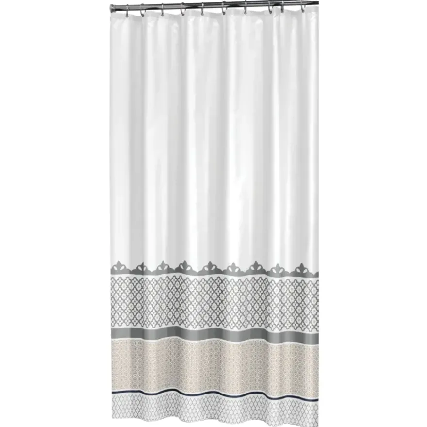 Sealskin Marrakech Douchegordijn Textiel 180x200 cm Zilver