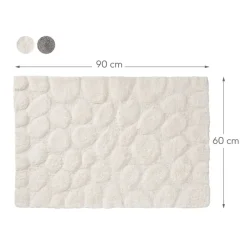 Sealskin Pebbles badmat ivoor 60 x 90 cm